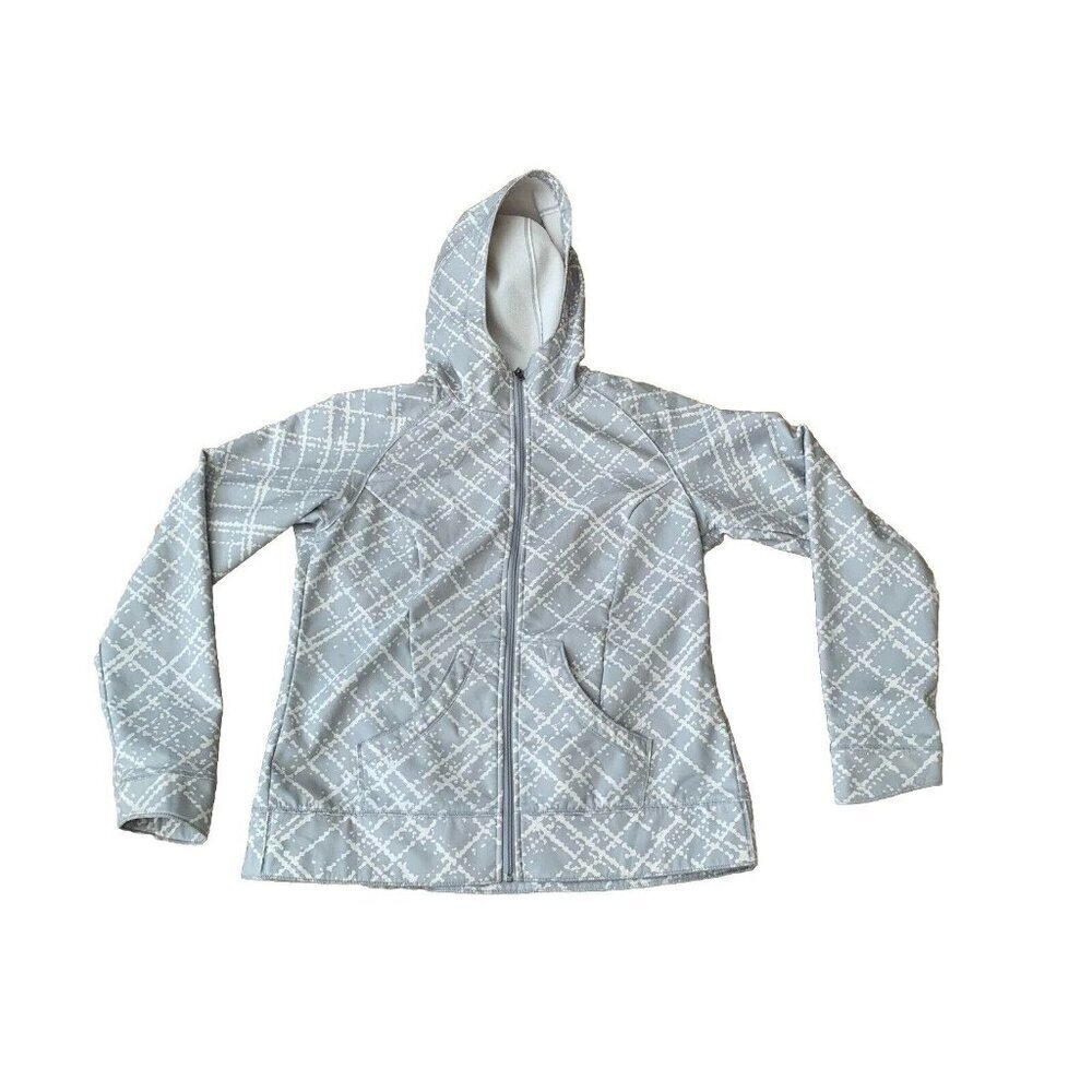 Columbia Sweet Slope Soft Shell Fleece Lined Hoodie Gray Jacket Size XL